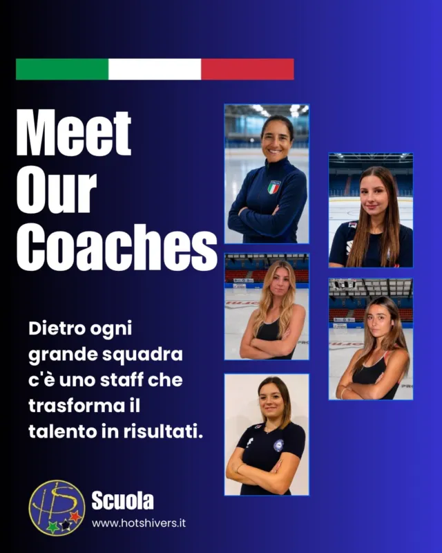 *Il futuro di una squadra nasce dalle sue fondamenta.*

Prima delle gare, dei programmi e dei grandi traguardi, ci sono le basi.
È qui che le nostre piccole Hot Shivers iniziano a scoprire il ghiaccio, a crescere come atlete.
Scorri il carosello e conosci i coach che ogni giorno costruiscono queste fondamenta.
#hotshivers #synchro #meettheteam #ready #iceschool