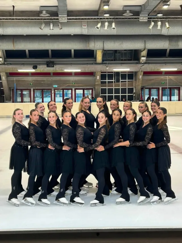 Yesterday we took part in the Monitoring, and we couldn’t be happier to be back on the ice and share our work! 💙⛸️