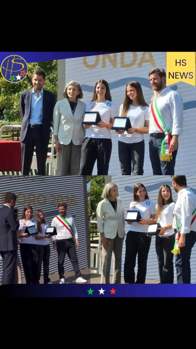 ✨ Precision Skating Milano alla Festa cittadina di Segrate!

Oggi due atlete della nostra Junior Hot Shivers hanno ricevuto l’Onda d’Oro, il riconoscimento della Città di Segrate dedicato ai meriti sportivi.

Un momento speciale per Gaia e Giorgia, che hanno portato con orgoglio i colori della nostra società in questa importante occasione. 💙

Un riconoscimento che ci rende felici e ancora più orgogliosi del percorso delle nostre ragazze.

#PrecisionSkatingMilano #HotShivers #JuniorHotShivers #OndaDOro #Segrate SynchroSkating